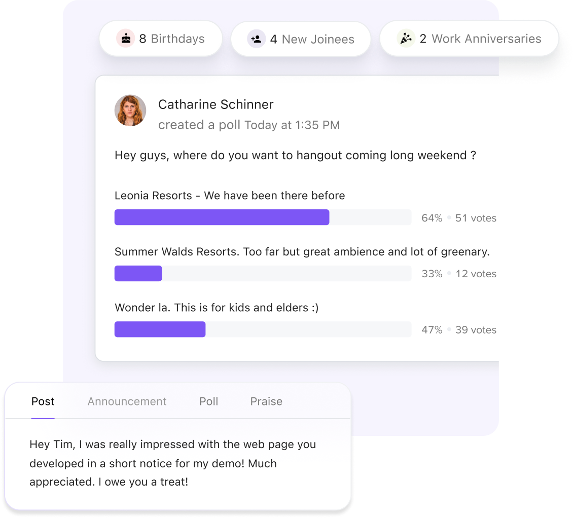 Boost engagement with your <br class="d-none d-lg-block"> own social hub