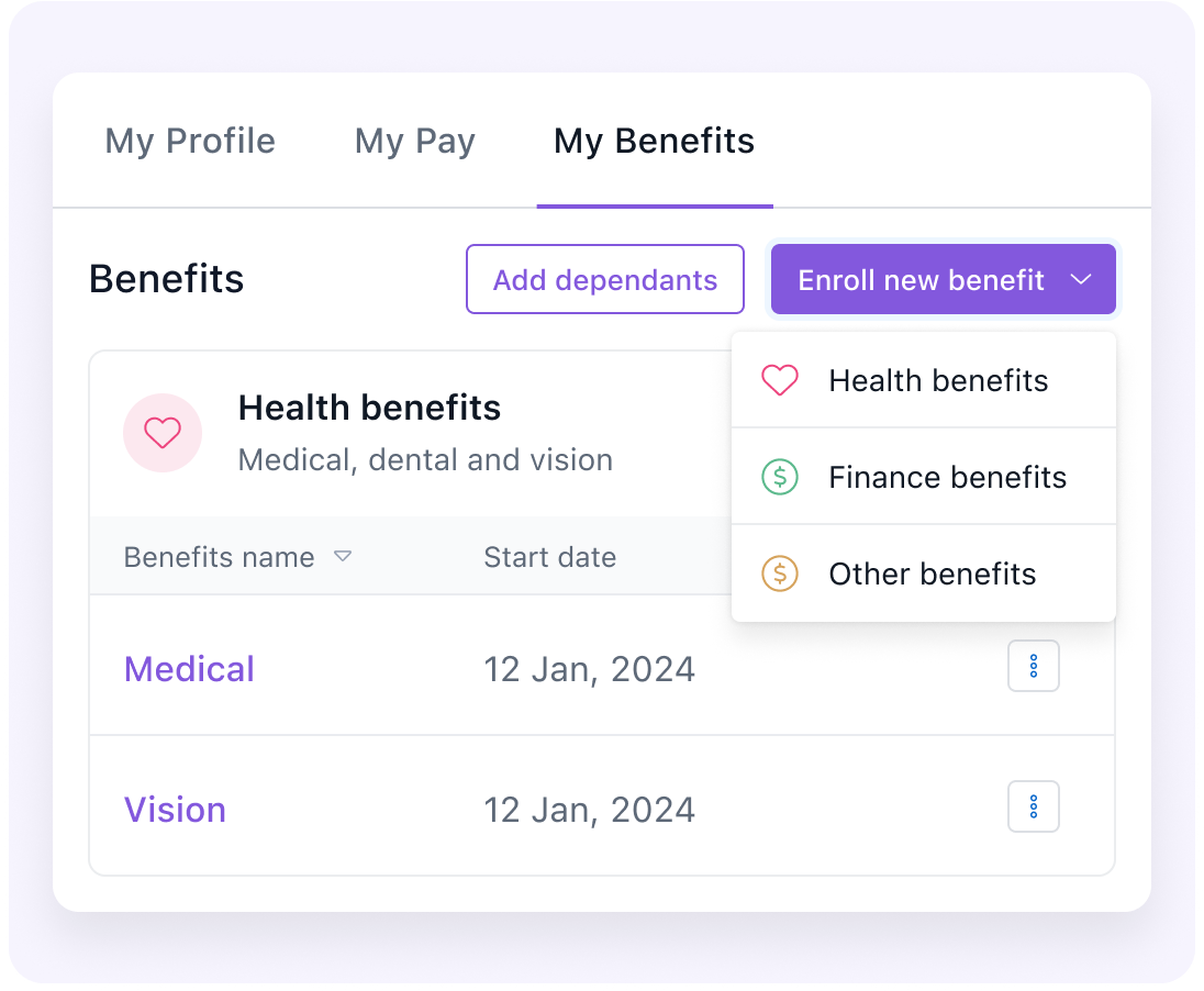 Put the choice of benefits in your team's hands