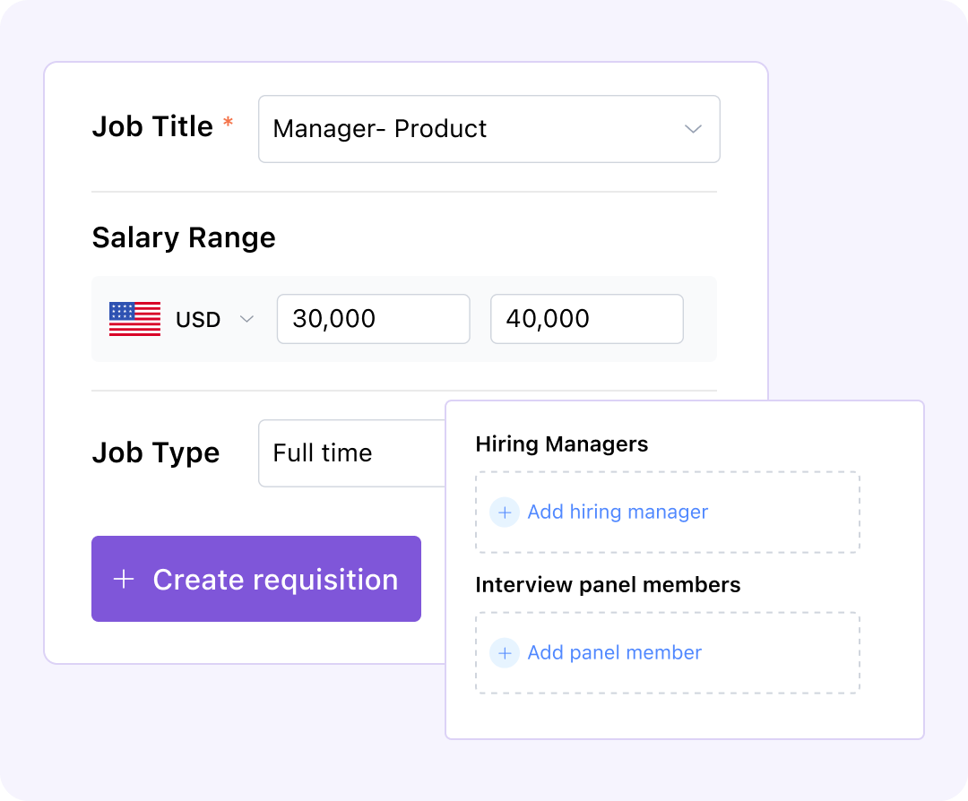 Instant 3-click requisitions