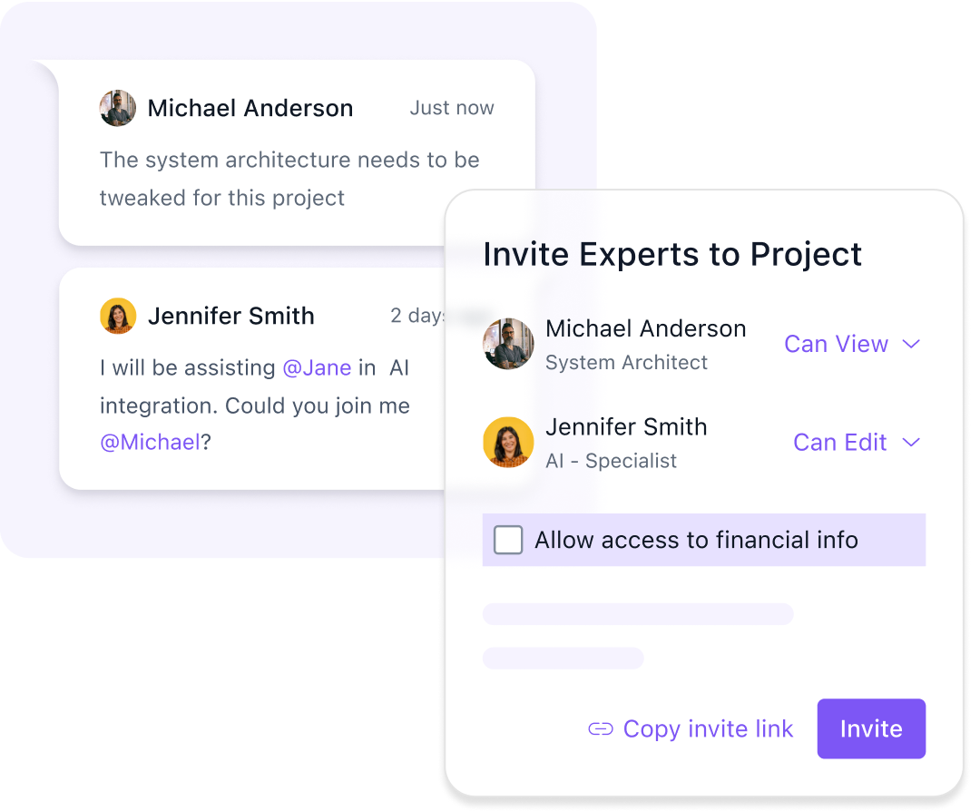 Collaborate with experts for precise estimations