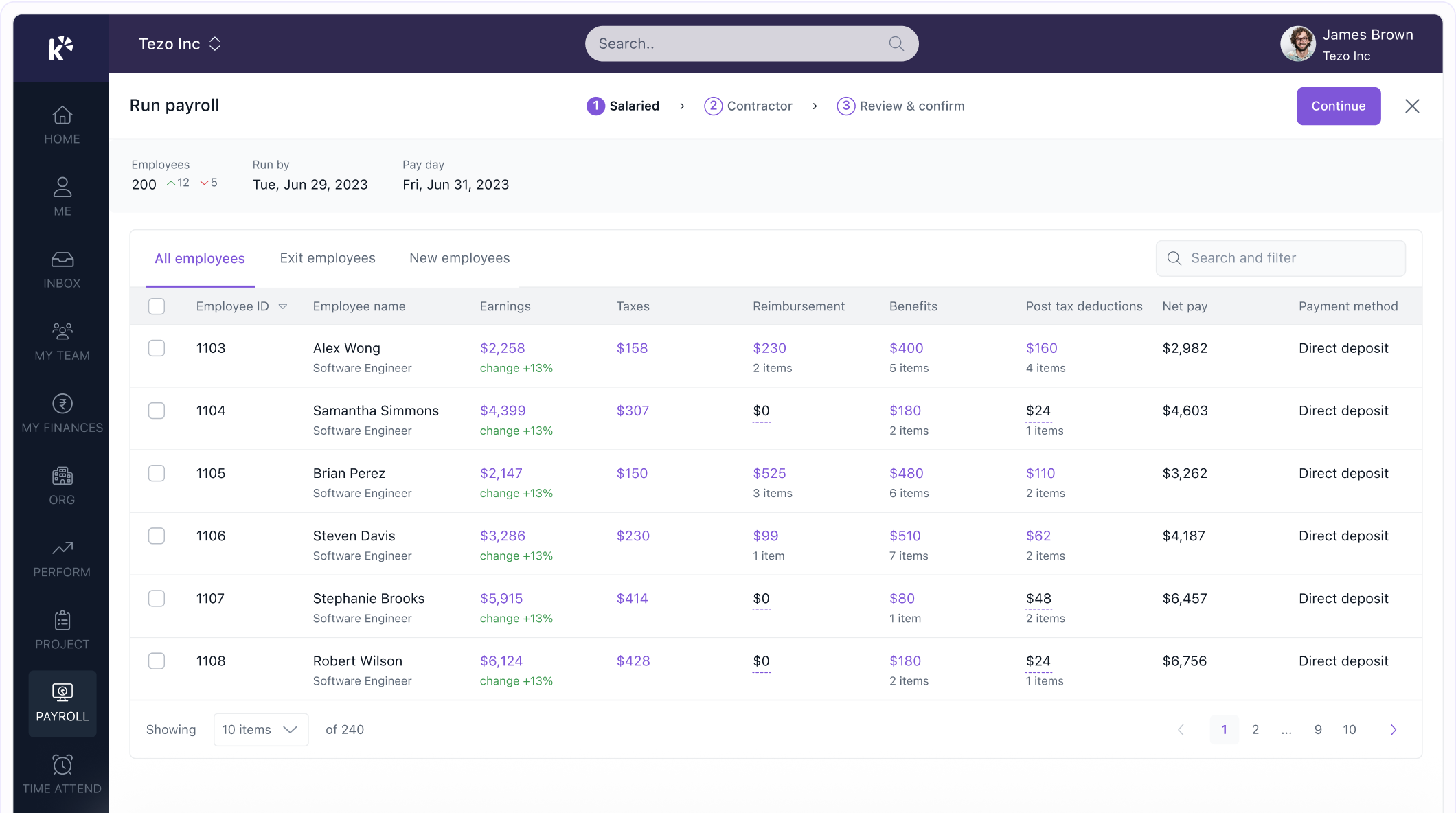 Your payroll, perfected!
Flexible, automated and accurate