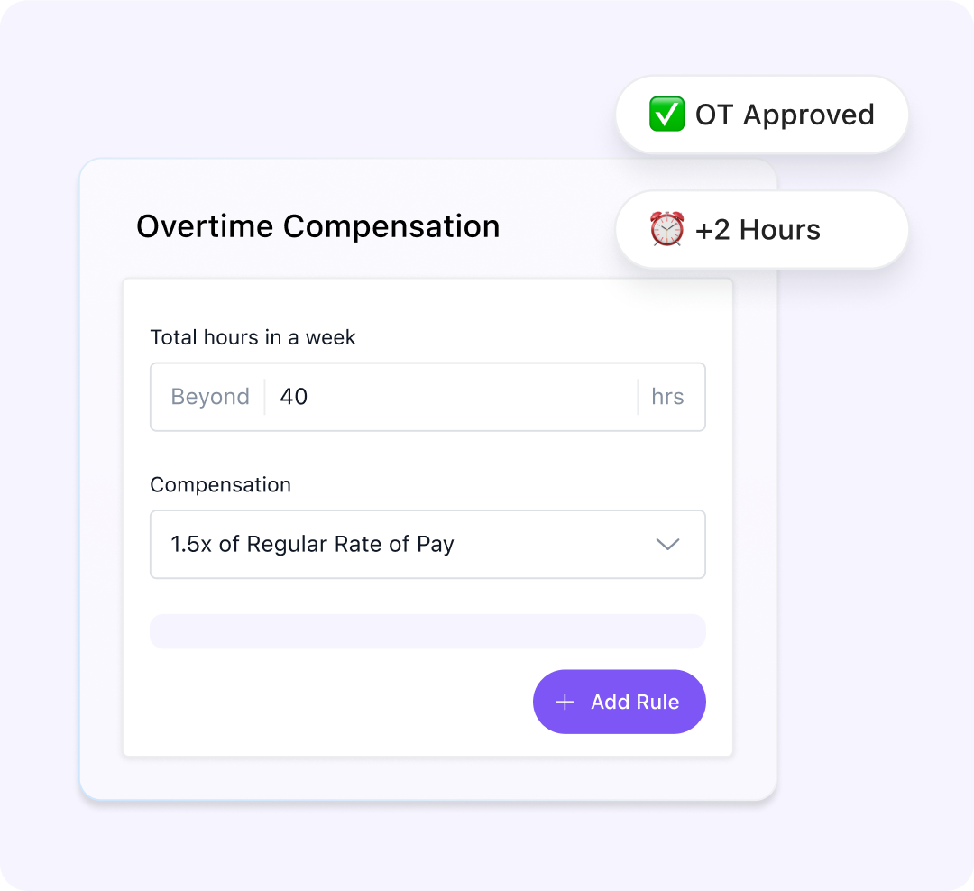 Say goodbye to all <br class="d-none d-lg-block">overtime-related worries