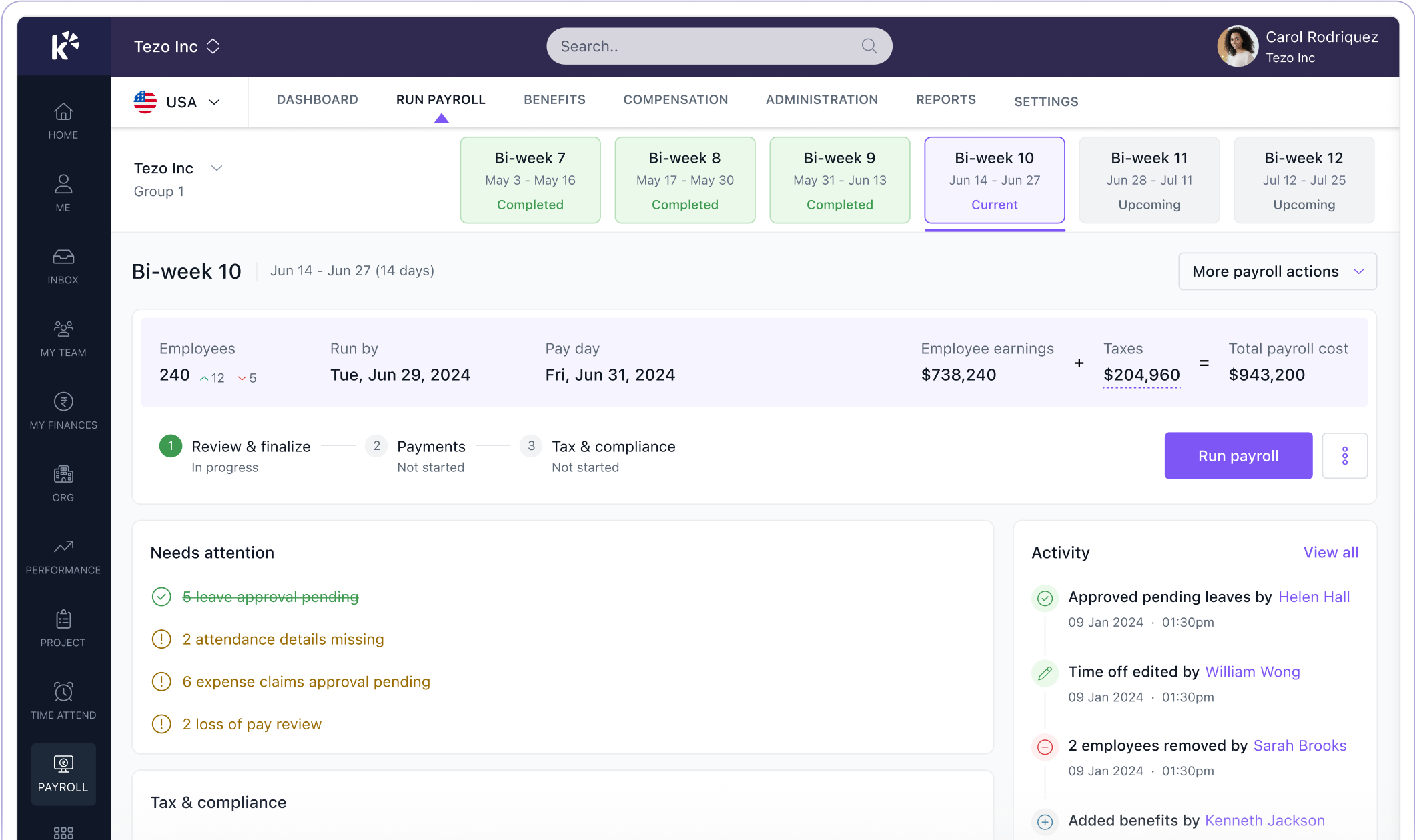 Payments, taxes, and benefits–handled with expert accuracy and lightning speed!