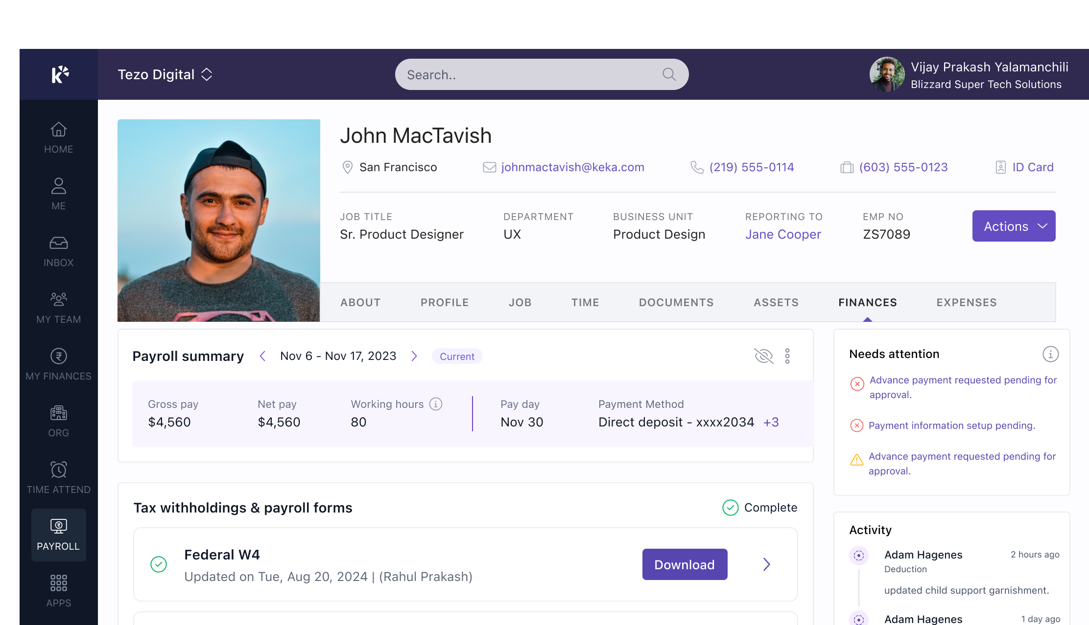 You don’t have to do it all! Empower your team to handle their own pay needs