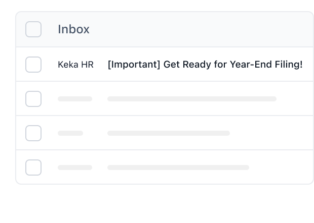 tax reminders with keka