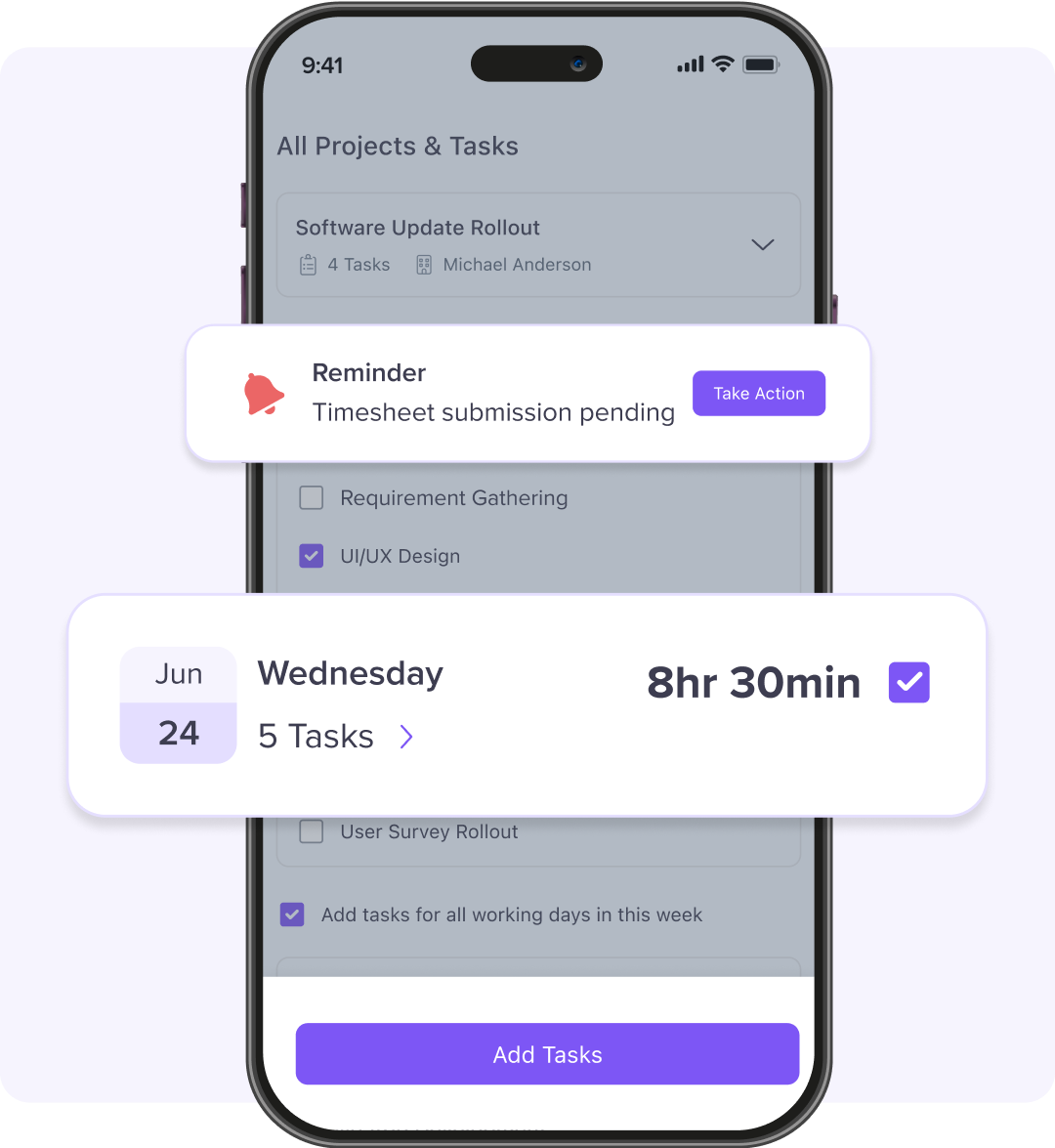 Timesheets: Quick, easy, done 